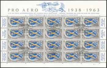 Briefmarken: FO46 - 1963 Sondermarke 25 Jahre Pro Aero