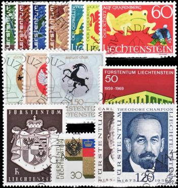 Briefmarken: FL1969 - 1969 Jahreszusammenstellung