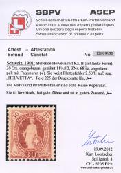 Thumb-3: 68E.2.50/II - 1901, weisses Papier, 14 Zähne, KZ B
