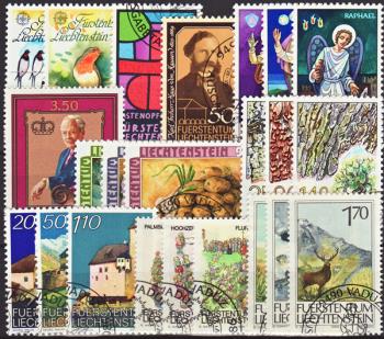 Briefmarken: FL1986 - 1986 Jahreszusammenstellung