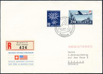 Thumb-1: SF47.5b - 2. Mai 1947, Genf-Washington