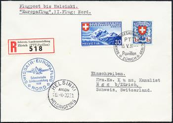 Thumb-1: SF39.4e - 15./21. Mai 1939, Swissair volo europeo Nord