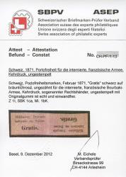Thumb-3: PF1b - 1871, For the internees of the French Bourbaki army, brownish pink