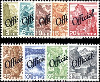 Briefmarken: BV46-BV54 - 1942 Landschaftsbilder im Stichtiefdruck