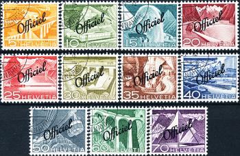 Briefmarken: BV65-BV75 - 1950 Technik und Landschaft