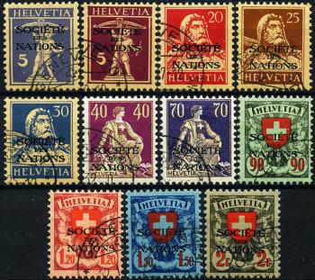 Briefmarken: SDN16-SDN26 - 1922-1925 Verschiedene Darstellungen