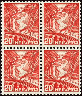 Briefmarken: 205Ay - 1936 Neue Landschaftsbilder, glattes Papier