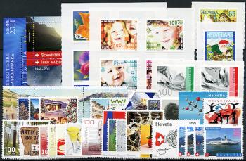 Briefmarken: CH2011 - 2011 Jahreszusammenstellung