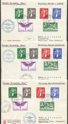 Thumb-3: SF39.5a,b,c,d,e,f,g - 22./28. Mai 1939, Vol européen Swissair Ouest