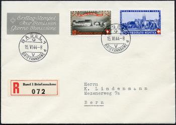 Briefmarken: B22-B25 - 1944 Stadt- und Landschaftsbilder