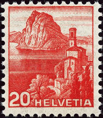 Briefmarken: 215y.1.12 - 1938 San Salvatore, glattes Papier