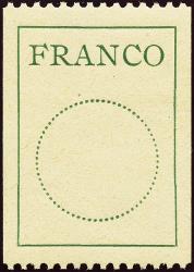 Stamps: FZ2 - 1925 Antiqua font, circle 16.8 mm