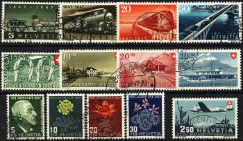 Briefmarken: CH1947 - 1947 Jahreszusammenstellung