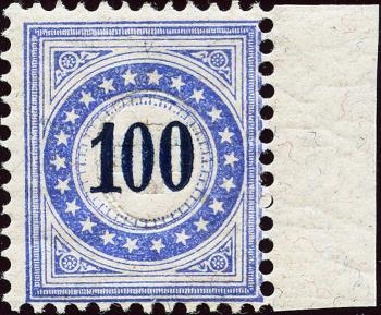Briefmarken: NP13K - 1882 Faserpapier, Type II, 9. Auflage