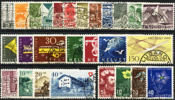 Briefmarken: CH1949 - 1949 Jahreszusammenstellung