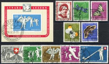Briefmarken: CH1951 - 1951 Jahreszusammenstellung