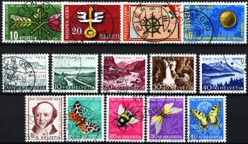 Briefmarken: CH1954 - 1954 Jahreszusammenstellung