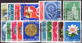 Briefmarken: CH1964 - 1964 Jahreszusammenstellung