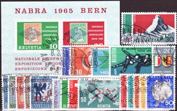 Briefmarken: CH1965 - 1965 Jahreszusammenstellung