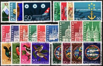 Briefmarken: CH1968 - 1968 Jahreszusammenstellung