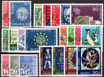 Briefmarken: CH1970 - 1970 Jahreszusammenstellung