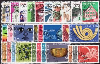 Briefmarken: CH1973 - 1973 Jahreszusammenstellung