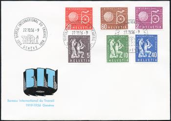 Briefmarken: BIT95-BIT100 - 1956 Symbolische Darstellungen
